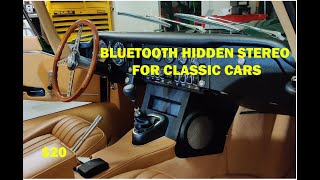 $20 hidden Bluetooth stereo for classic cars!