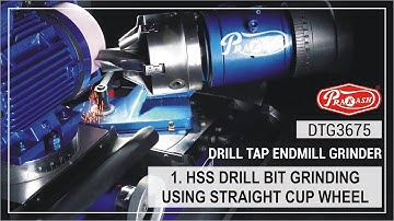 1.(Hindi)Using Straight PINK Wheel |How to sharpen drill bit rapidly | ड्रिल बिट को धार कैसे लगाये