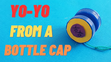 How to make a yoyo from a bottle cap | make a YoYo at home DIY