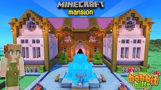 I Built a MANSION in Minecraft | Hobbit Hills FINALE 🩷🧡