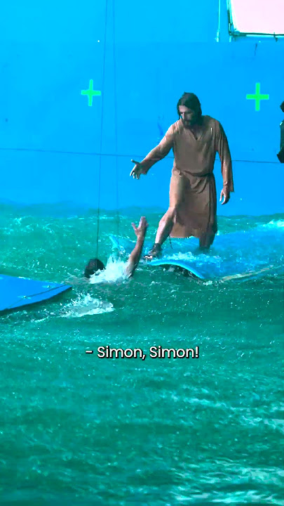 For the sake of biblical accuracy, we cut out Simon levitating above the water. ;)