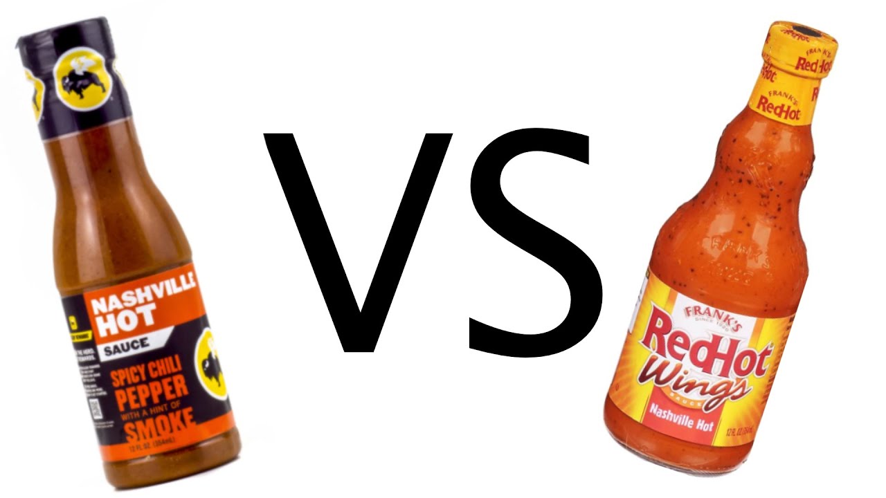 Sauce Battle! BDubs' Nashville Hot VS Frank's Red Hot Nashville Hot
