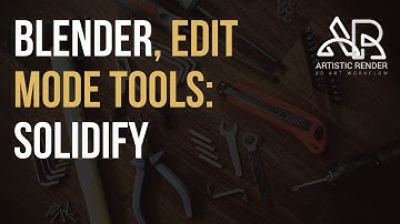 Blender - Solidify, edit mode tool explained
