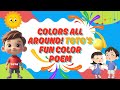 Colors All Around! Toto’s Fun Color Poem/Toto’s Rainbow Color Adventure – Learn Red, Blue, Yellow!