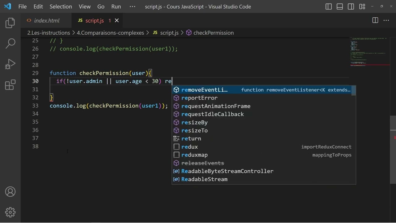 26 Les conditions complexes