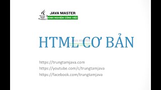 HTML 01 - Giới thiệu và cài đặt HTML - Java Master Edu
