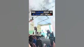 When OsamaSon brought out Nettspend last year 🥹💔