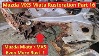Mazda MX5 / Miata Rust Repairs : Lots of Rust