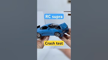 RC Toyota Supra vs Real Toyota Supra SAFETY Showdown