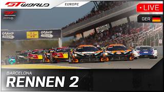 LIVE | Rennen 2 | Barcelona | GT World Challenge powered by AWS 2026 (Deutsch)