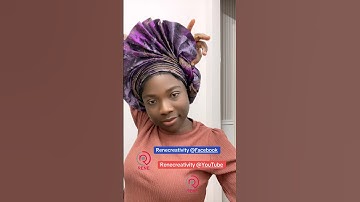 How To Tie Your Own Sego Gele #gele #turban #headwrap #tutorial