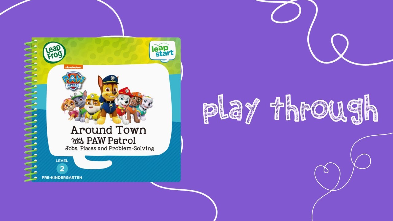 Paw Patrol LeapStart by Leap Frog play through - YouTube