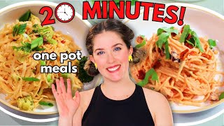 One Pot Vegan Meals ANYONE Can Make! Healthy \& Easy Vegan Recipes