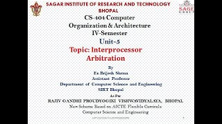 L-5  Interprocessor Arbitration(Serial Arbitration Procedure)