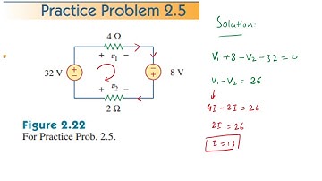 Chapter 2 | Practice Problem 2.5 | Fundamental of Electric Circuits Charles Alexander Mathew Sadiku