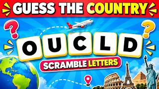 🔤 Guess the Word by SCRAMBLED Letters! ⏳ Only a True Genius Solves All 35!