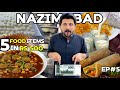 Eating 5 food items in rs 500 challenge at nazimabad ep5  aj tou phans gaye