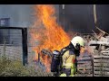 2022-07-28 Nederlandse brandweer assisteert bij brand in Baarle Hertog