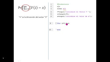 Productorio en Matlab. Explicación muy sencilla.