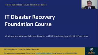Information What is IT Disaster Recovery Why Every IT Professional Needs DR Certification in 2026 Update