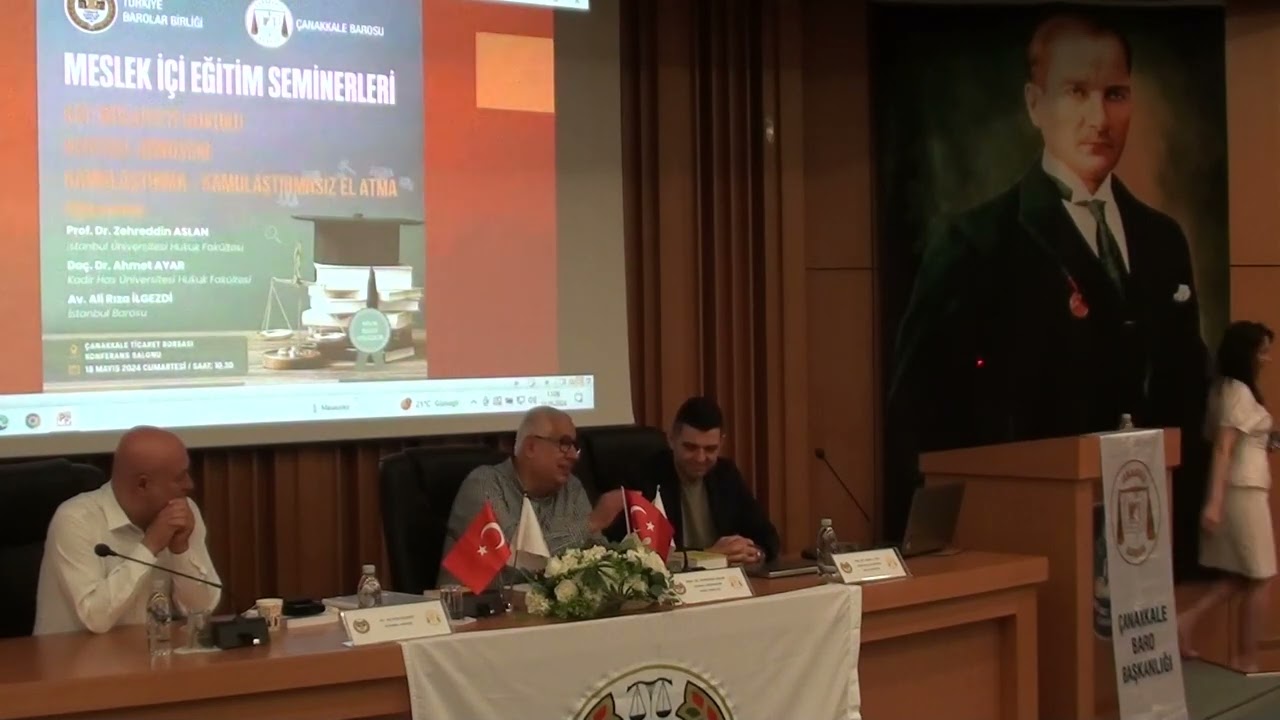 “KAT MÜLKİYETİ HUKUKU, KENTSEL DÖNÜŞÜM, KAMULAŞTIRMA-KAMULAŞTIRMASIZ EL ATMA” EĞİTİM SEMİNERİ