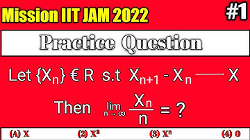 Practice Question for IIT JAM 2022 || Real Analysis || #1