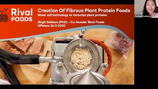 Dr. Birgit Dekkers: Shear cell technology and plant-based protein