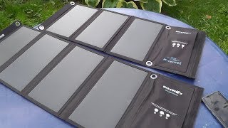 Солнечная панель Blitzwolf BW-L3 28W/3.8A solar panel. Сравнение с 20W/3A, выбор панели