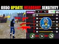 Free Fire Headshot Setting After Ob50 Update 2025⚡Best Sensitivity settings ⚙️|Sensitivity setting
