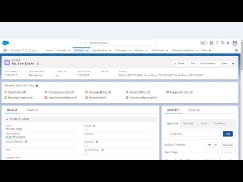 Salesforce Lightning 201-4a: Modifying Related List Quick Links
