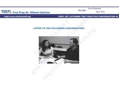 Toefl Ibt Test Online Hazırlık Kursu Conversation 48