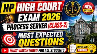 Sports Performance HP Process Server Exam 2026 !! Most Expected Questions !! Class - 1 !!