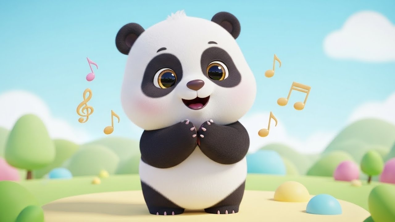 Panda Bear Panda Bear Spin Around | Fun Animal Action Song for Kids | Nursery Rhymes & Toddler Songs