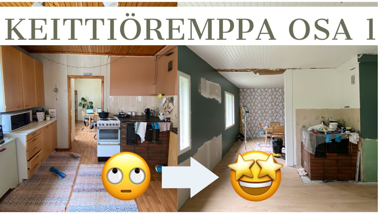 KEITTIÖREMONTTI | osa 1 | purkua ja pintaremonttia