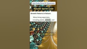Natures SECRET Code. #nature #fact #shorts #fibonacci