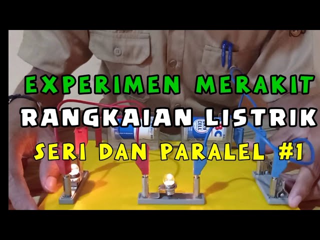 Rangkaian listrik yang disusun berderet atau bercabang dinamakan rangkaian