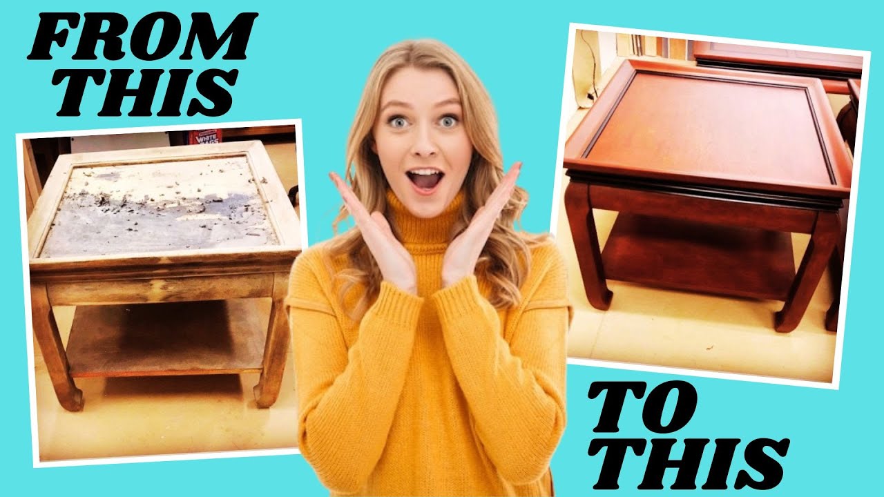 How to Restore A Mid Century Modern Coffee Table? - YouTube