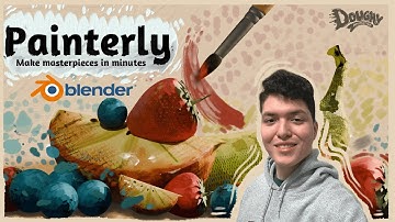 Painterly V.1.1 Blender Add-on TUTORIAL (Super EASY to USE!)