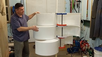 New Vertical Axis Wind Turbine Prototype almost Complete - Harmony VAWT