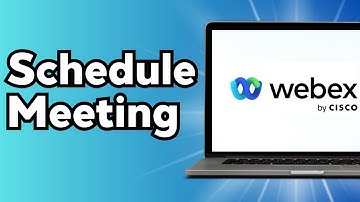 How to Schedule Meeting on Webex