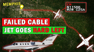 FAILED Flight Control Cable | Pilot Struggling to Fly His Aircraft!
