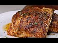 QUICK AND EASY OVEN BAKED CHICKEN THIGHS | The BEST Juicy Baked Chicken Thighs