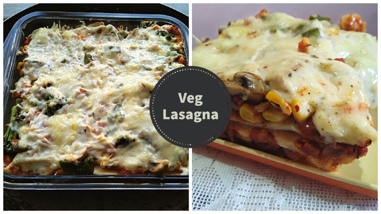 Vegetable Lasagna without Oven | No Oven Vegetable Lasagna Recipe ~  Asha Thevar