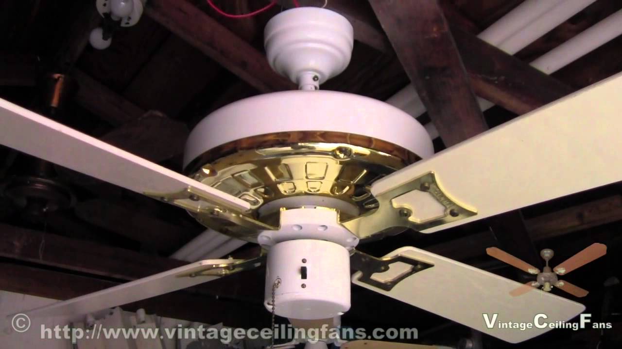 NuTone Sea Island Ceiling Fan Model PFM52 YouTube