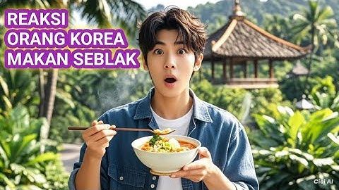 KEINGINAN TEMAN KOREA YANG PERTAMA KALI DATANG KE INDONESIA ‼️ PESAN SEBLAK