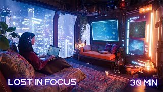 🌌 Cozy Cyber Space — Chill Focus &amp; Study in the Future 🚀✨