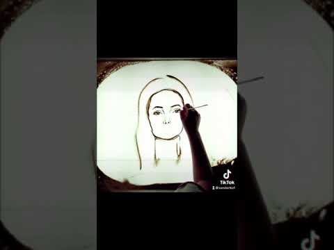 Портреты песком. Песочная