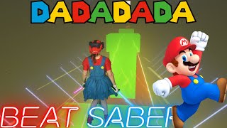 Beat Saber || Super Mario in Beat Saber! Wuki - DADADADA (Expert ) || Mixed Reality