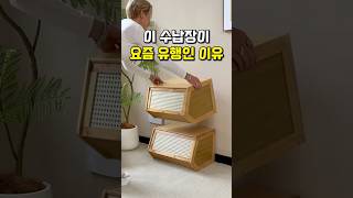 이 수납장이 요즘 유행인 이유 #수납정리 #인테리어