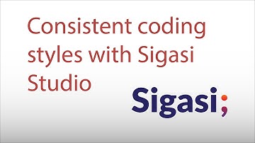 Consistent coding styles with Sigasi Studio